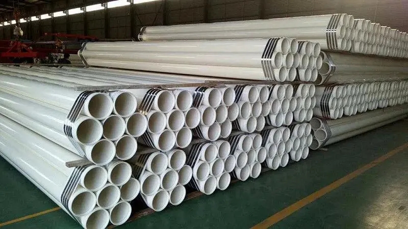 白色內(nèi)外涂塑鋼管